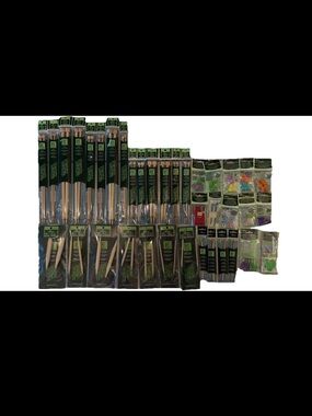 NEW Lot Of 37 Clover Bamboo Circular Knitting Needles/acessories Assorted